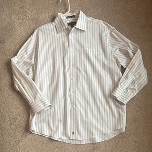 Men's Striped Button-Down Shirt